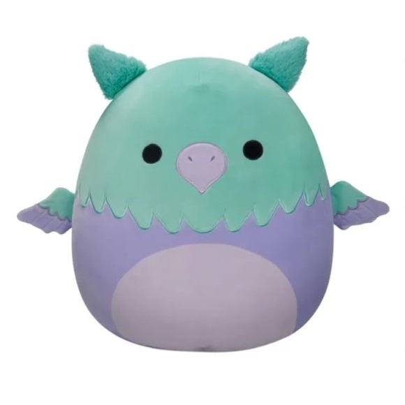 NWT Squishmallows 16” Minerva Plush in Purple/Teal RARE - Picture 1 of 9